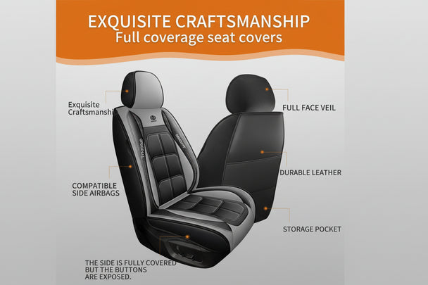 Car Seat Grey Cover – Elite Automotive Seat Protection Solution