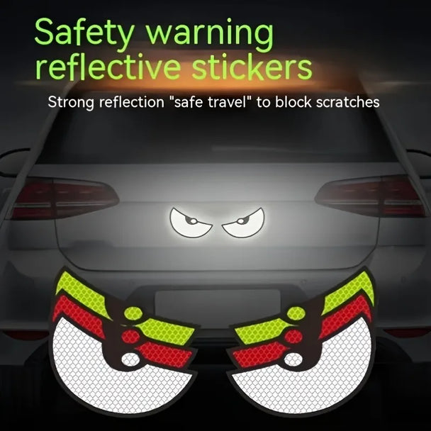 Reflective Car Sticker for Enhanced Night Visibility and Safety
