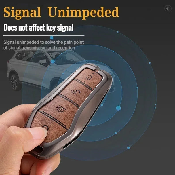 Car Key Metallic Car  | Smart Car Key Fob Case Cover