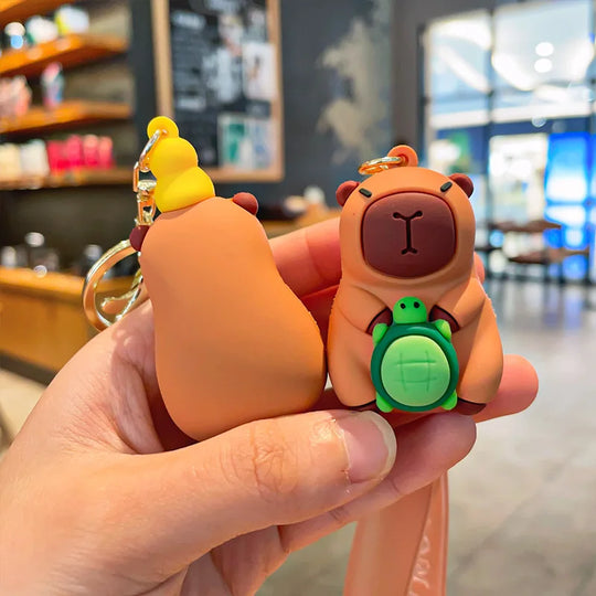 Cute Capybara Car Keychain Gifts