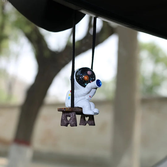 Astronaut Car Hanger Mirror