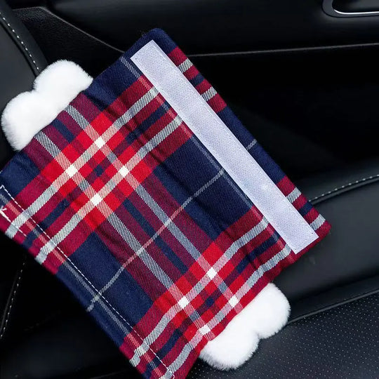 Hello Kitty car cushion, shoulder protection & seat belt