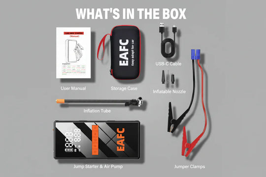 Car Emergency with Air Compressor