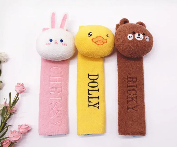 Cartoon Safety Belt Cover For Car | Cute Bear Rabbit&nbsp;