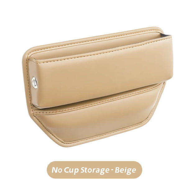 Leather Car Seat Gap Organizer – Premium Automotive Storage Excellence