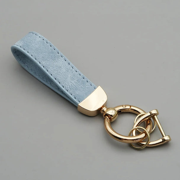 Leather Car Keychain for Men and Women