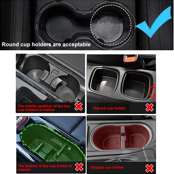 Tablet Car Mount Cup holder – Premium 360° Adjustable Vehicle Tablet Holder