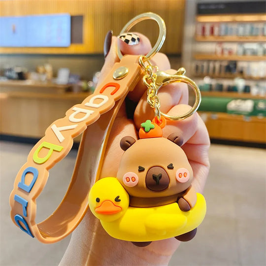Cute Capybara Car Keychain Gifts
