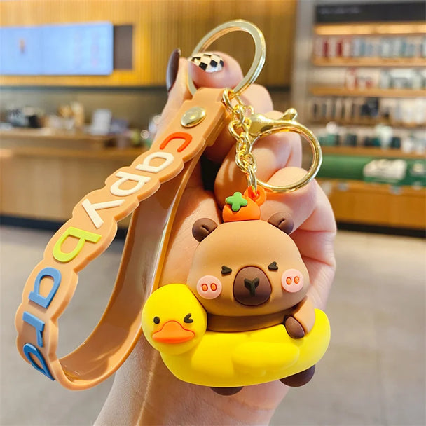 Cute Capybara Car Keychain Gifts