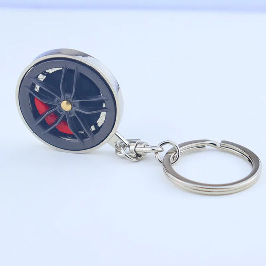 Creative Metal Wheel Keychain For Men