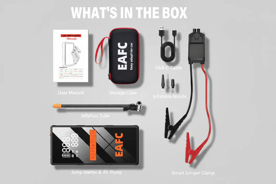 Car Emergency with Air Compressor