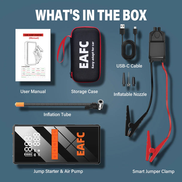 Car Emergency with Air Compressor