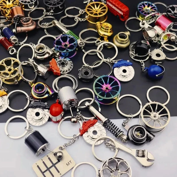 Mini Creative Wheel  Car Keychain