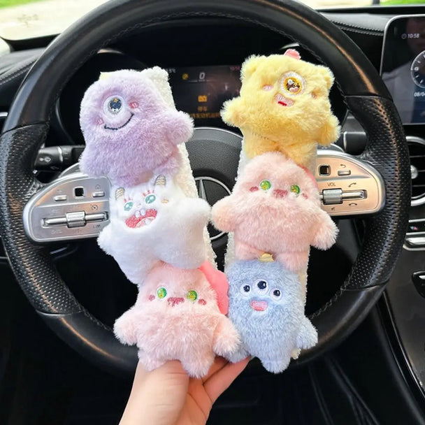 Cartoon Car Seat Belt Cover Plush Shoulder