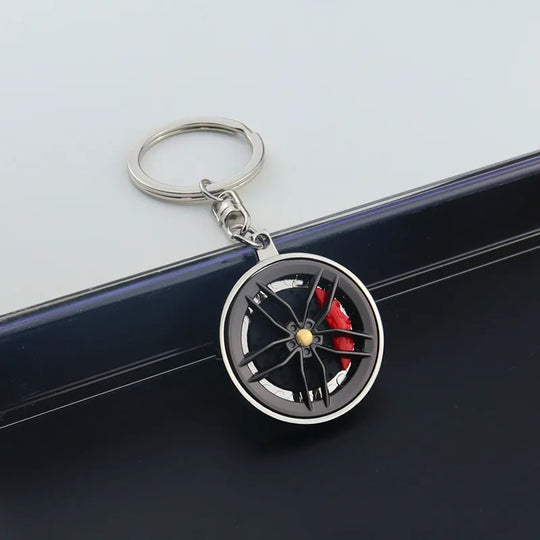 Creative Metal Wheel Keychain For Men