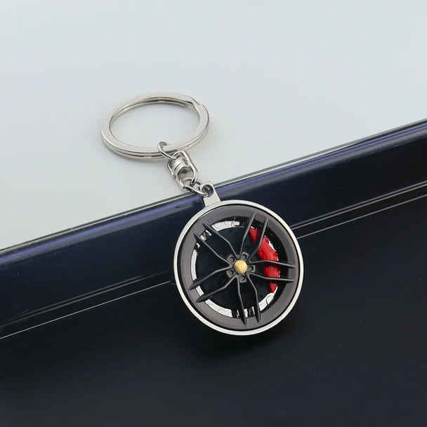 Creative Metal Wheel Keychain For Men