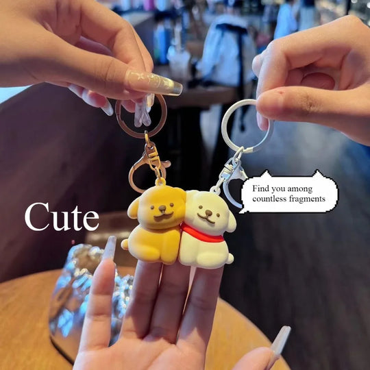 Couples magnetic keychain For Car
