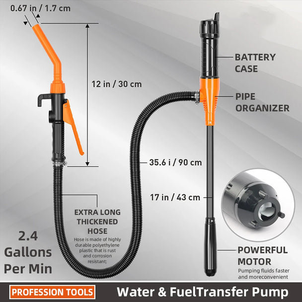 12V Electric Hand Fuel Pump – Professional Fuel Transfer Solution