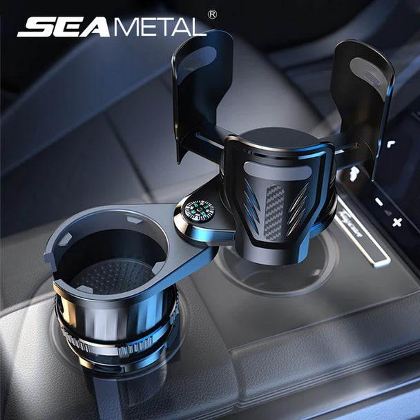Dual cup holder expander for car