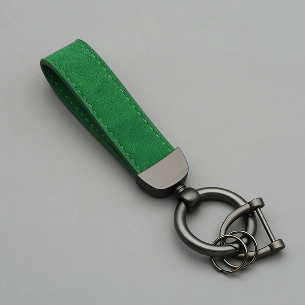 Leather Car Keychain for Men and Women
