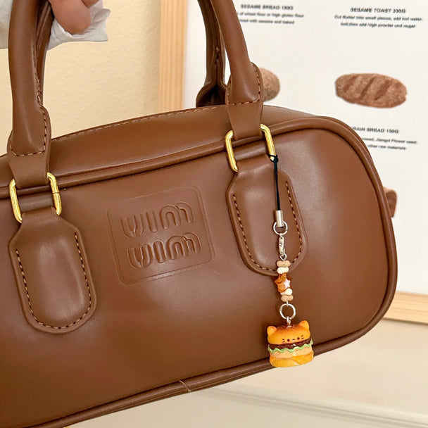 3D Burger Car Keychain