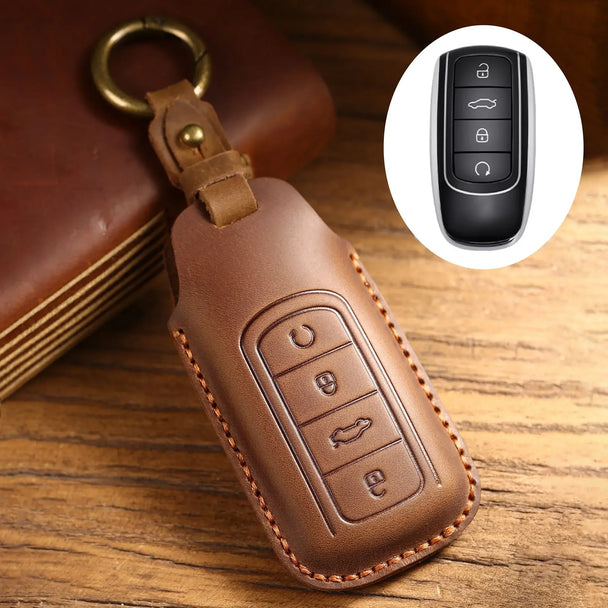 Premium Leather Cover for Car Key| AutoMania