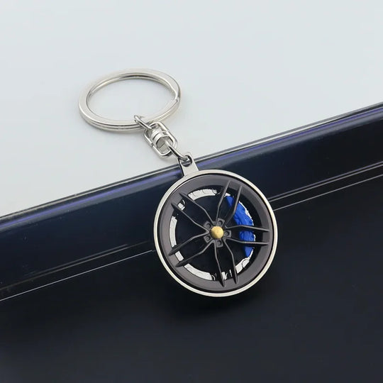 Creative Metal Wheel Keychain For Men