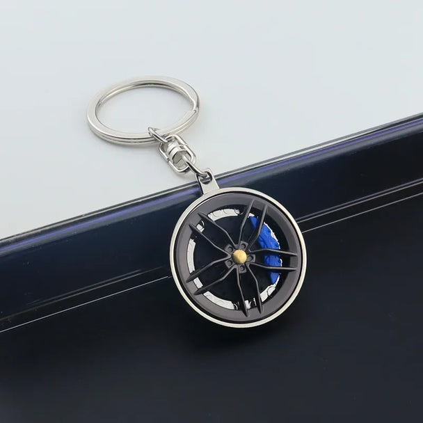 Creative Metal Wheel Keychain For Men