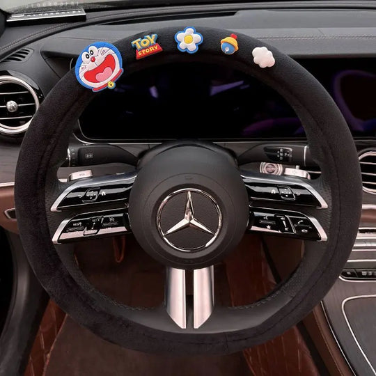 Soft Cartoon Character Steering Wheel Covers