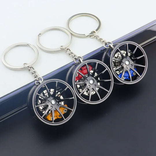 3D Wheel Keychain For Men