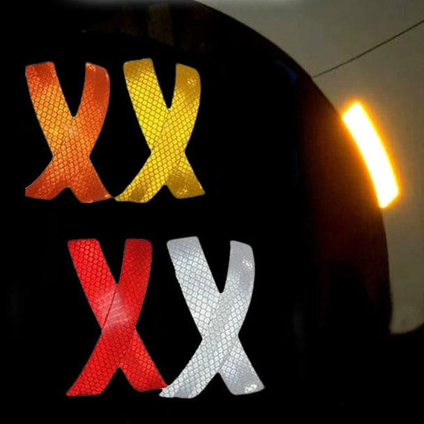 Orange Reflective Stickers for Enhanced Vehicle Safety