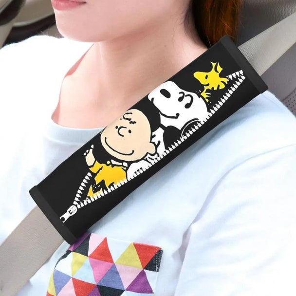 Snoopys Car Seat Belt Pads 2 PCS