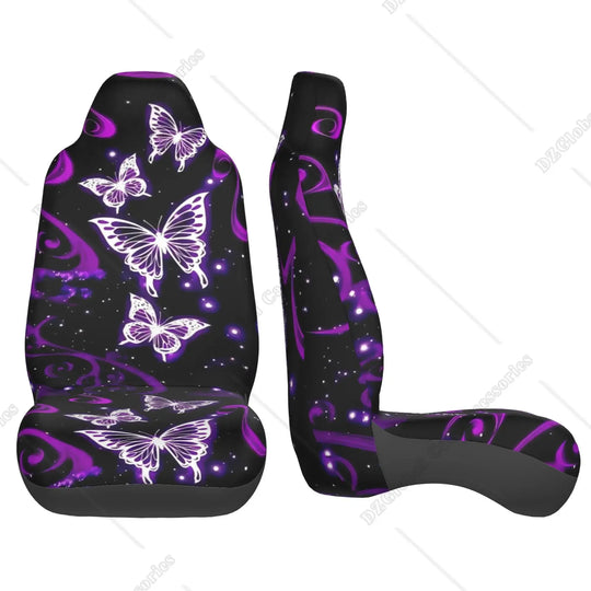 Purple Car Seat Cover – Premium Butterfly Protection for Your Vehicle