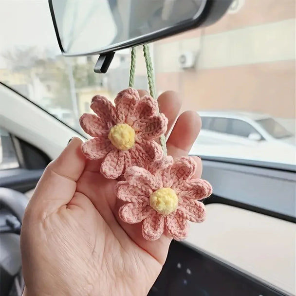 Hanging Daisy Flower Car Accessories
