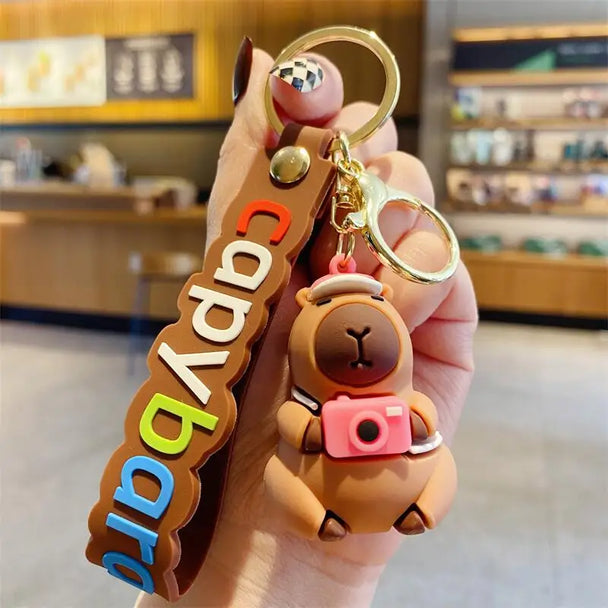 Cute Capybara Car Keychain Gifts