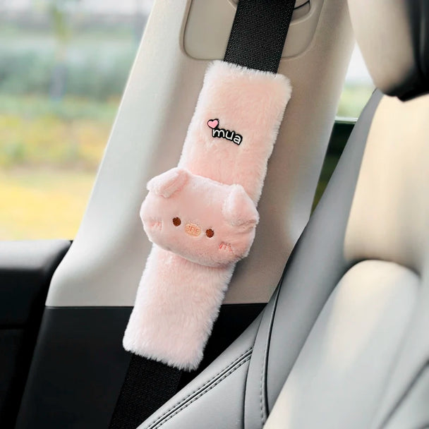 1pc Cute Cartoon Seat Belt Cover For Car