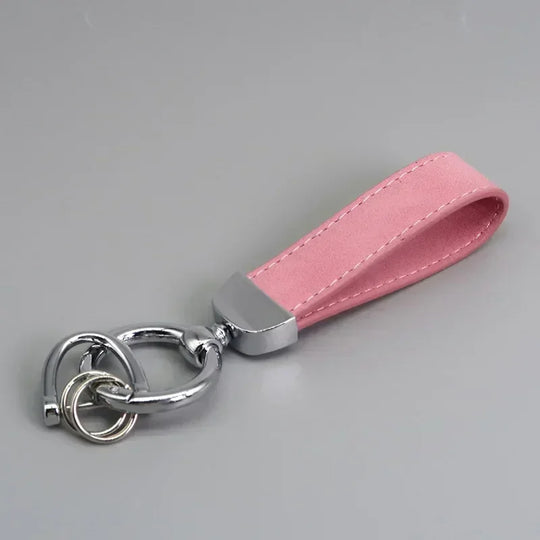 Leather Car Keychain for Men and Women
