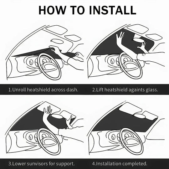 Cute Donkey Front Windshield Cover with 4 Suction Cups