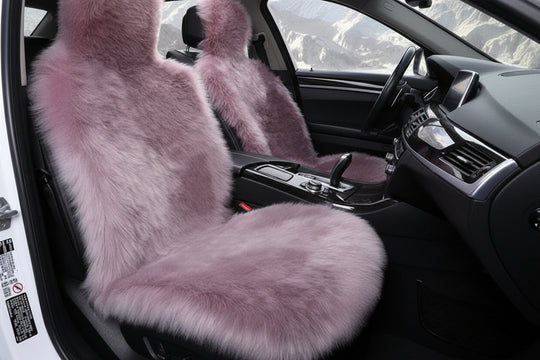 Luxurious Sheepskin Car Seat Cover – Premium Wool-Inspired Comfort for Every Journey