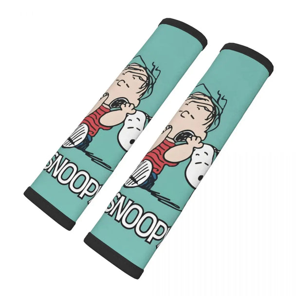 Snoopys Car Seat Belt Pads 2 PCS