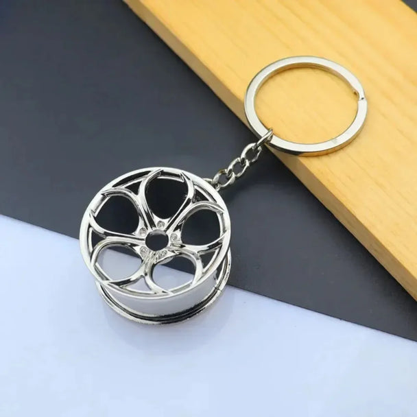 Mini Creative Wheel  Car Keychain