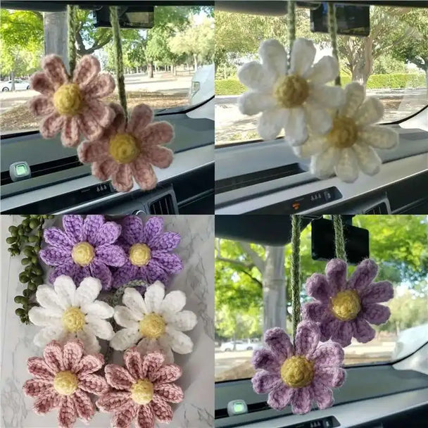 Hanging Daisy Flower Car Accessories
