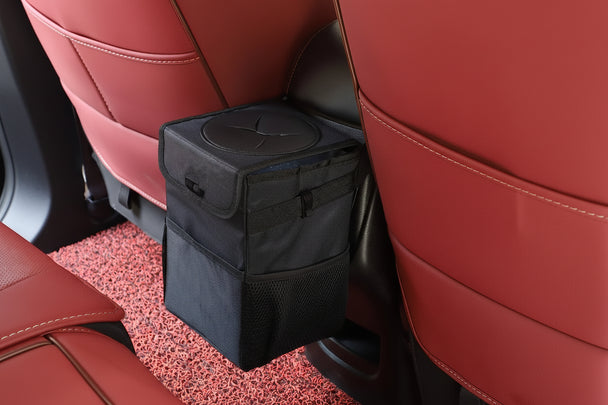 Car Trash Can with Lid