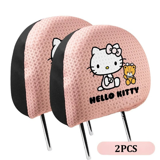 Hello Kitty Car Accessories |  2pcs Car Neck Pillow