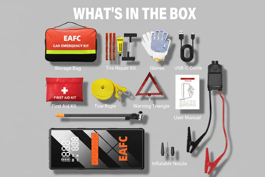 Car Emergency with Air Compressor