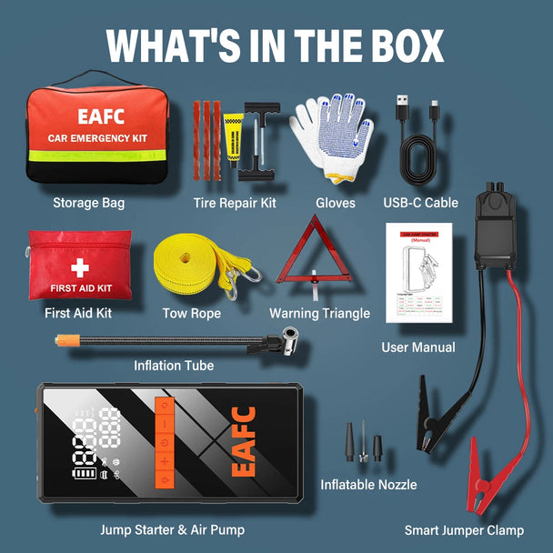 Car Emergency with Air Compressor