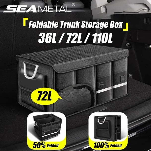 foldable car trunk organizer
