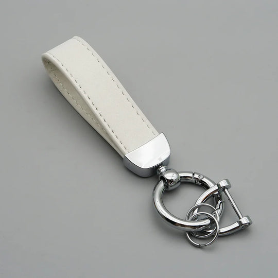 Leather Car Keychain for Men and Women