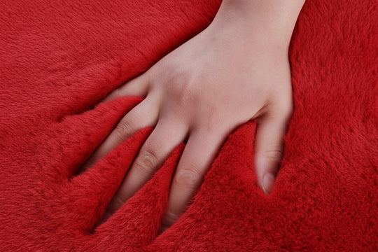 Red Car Seat Cushion – Premium Plush Automotive Comfort Solution