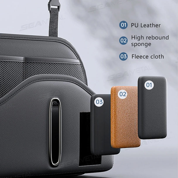 Car back seat pocket organizer